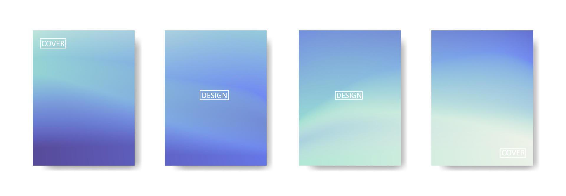 Set of abstract background with beautiful gradation color, colorful background for poster flyer banner backdrop.vertical banner.cool fluid background vector illustration