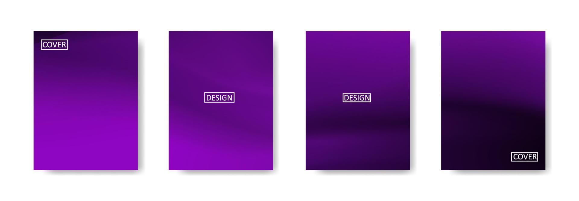 Collection of gradient background for poster flyer banner vector