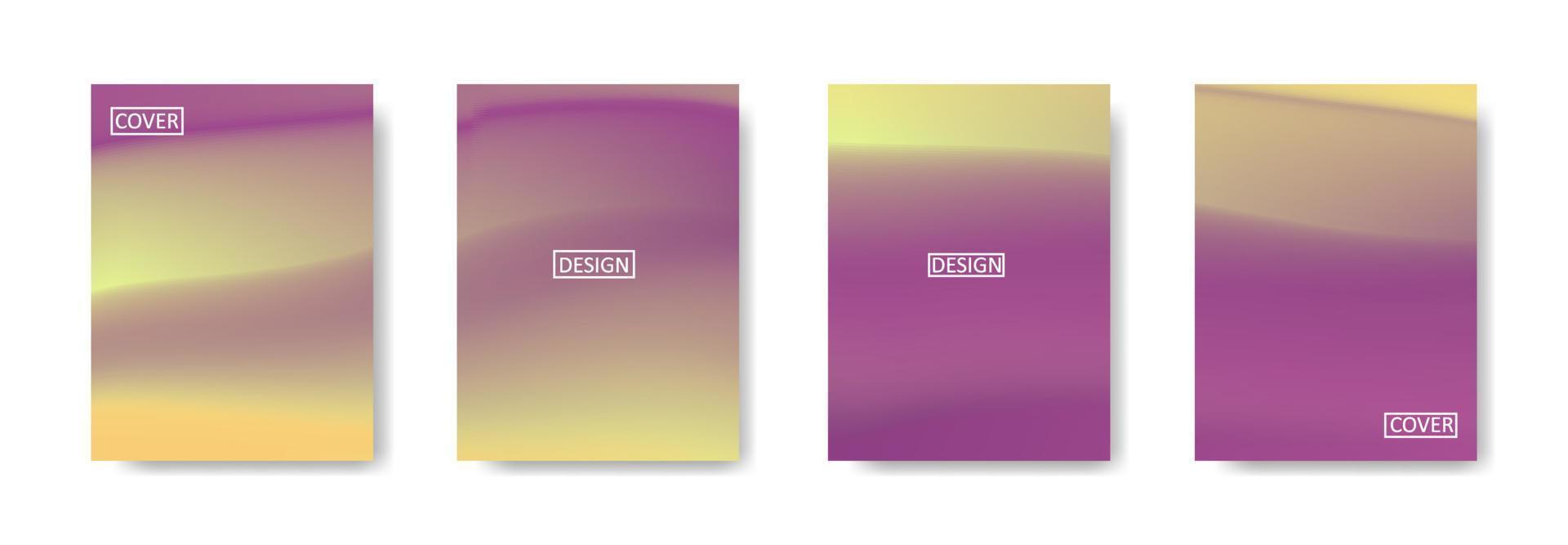 Set of abstract background with beautiful gradation color, colorful background for poster flyer banner backdrop.vertical banner.cool fluid background vector illustration