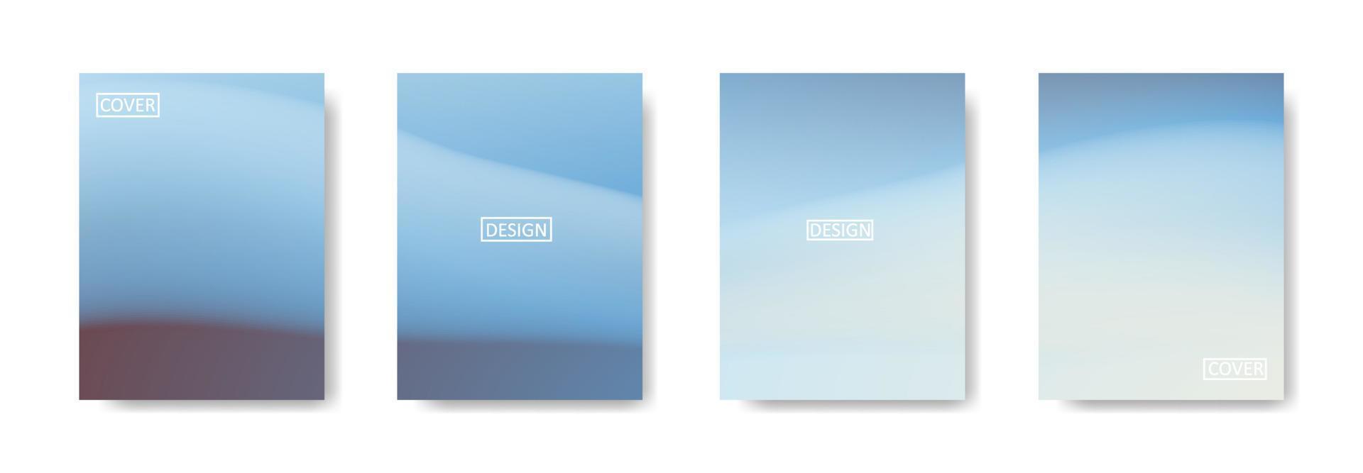 Set of abstract background with beautiful gradation color, colorful background for poster flyer banner backdrop.vertical banner.cool fluid background vector illustration