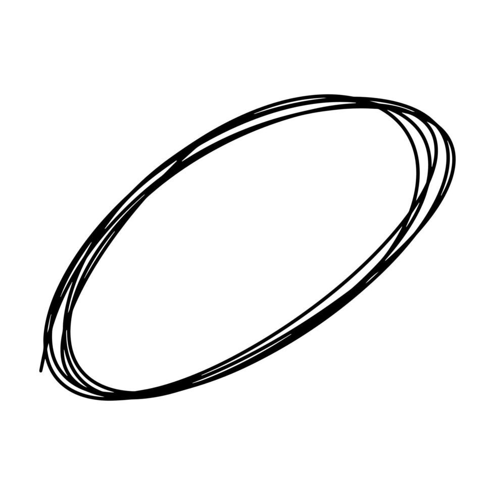 Vector doodle set ellipses, tangles, lines, circles. Place your text here. text popup, bubble. Blank speech bubbles frames with copy space. Hand drawn empty clouds with place for text.