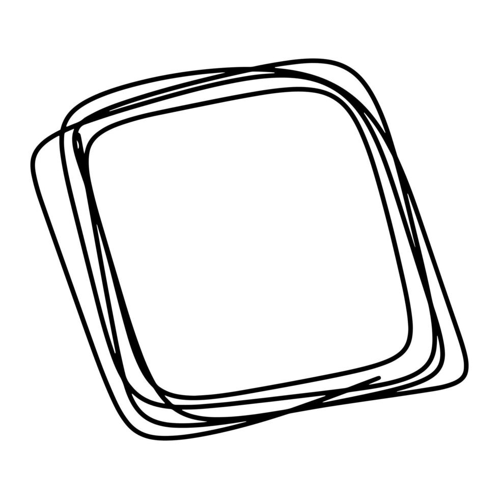 Vector doodle set ellipses, tangles, lines, circles. Place your text here. text popup, bubble. Blank speech bubbles frames with copy space. Hand drawn empty clouds with place for text.