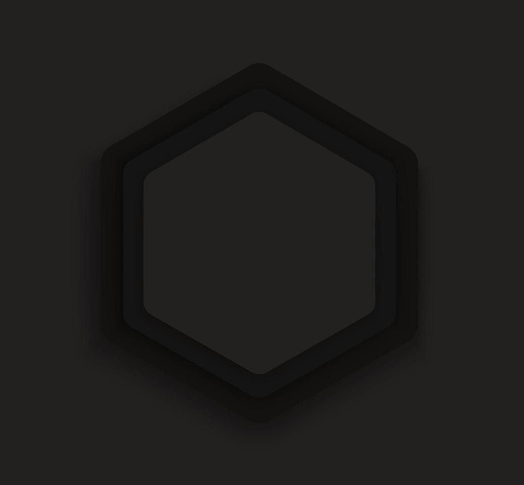 black hexagon background template vector 6574962 Vector Art at Vecteezy