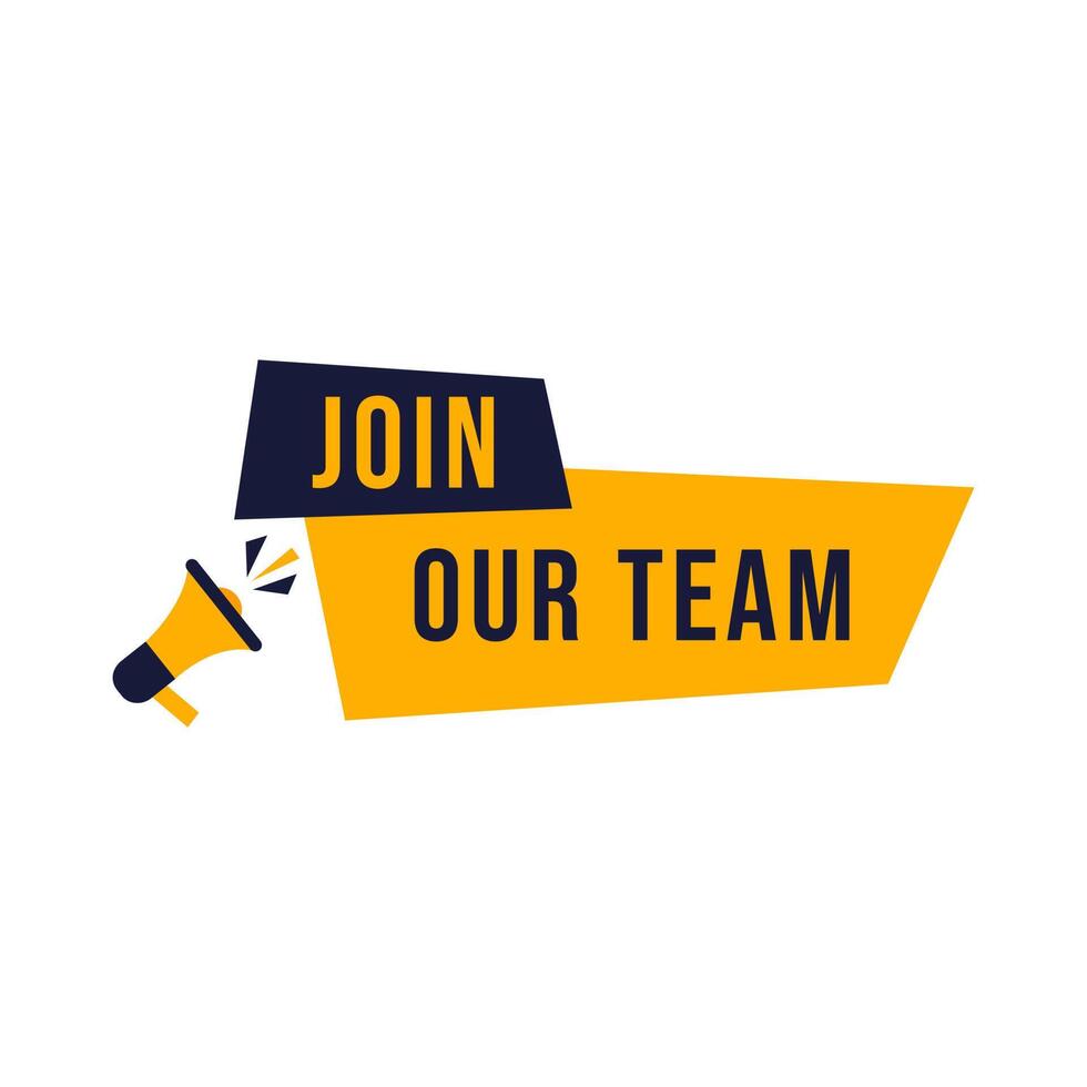 Join our team Royalty Free Vector Image - VectorStock