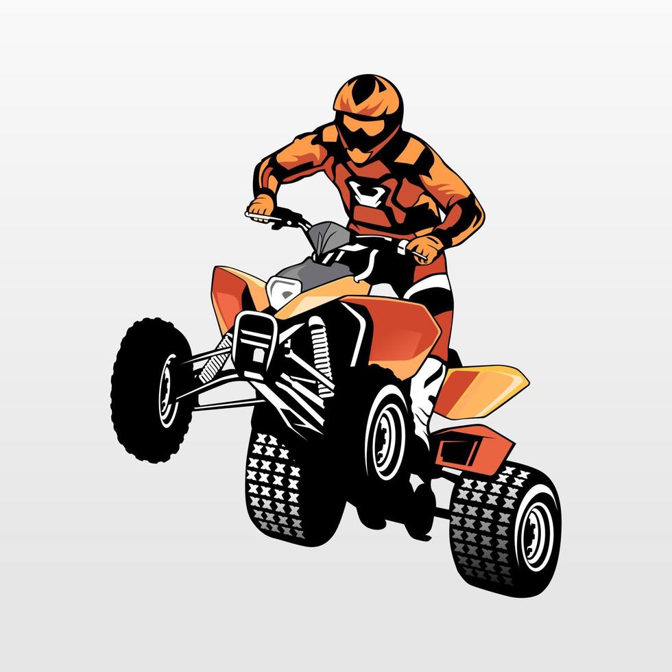 vector de icono de diseño de logotipo atv