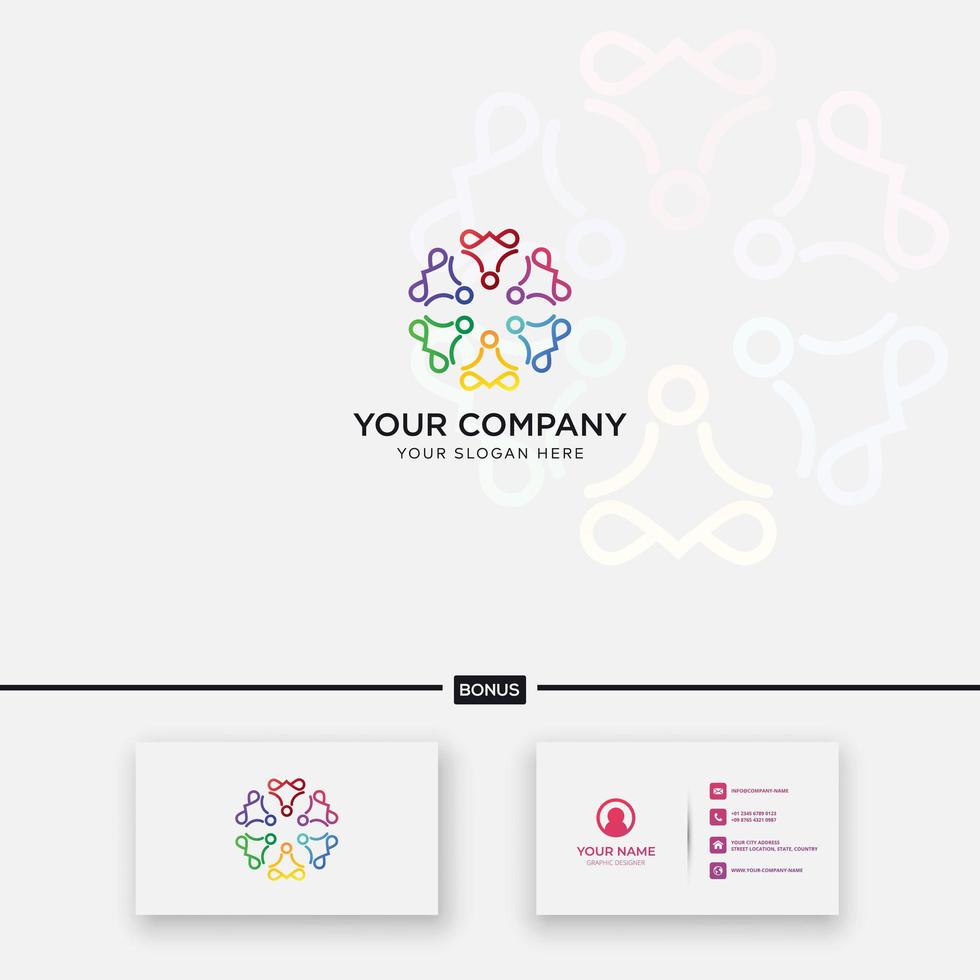 sport line abstract yoga simple logo design modern vector