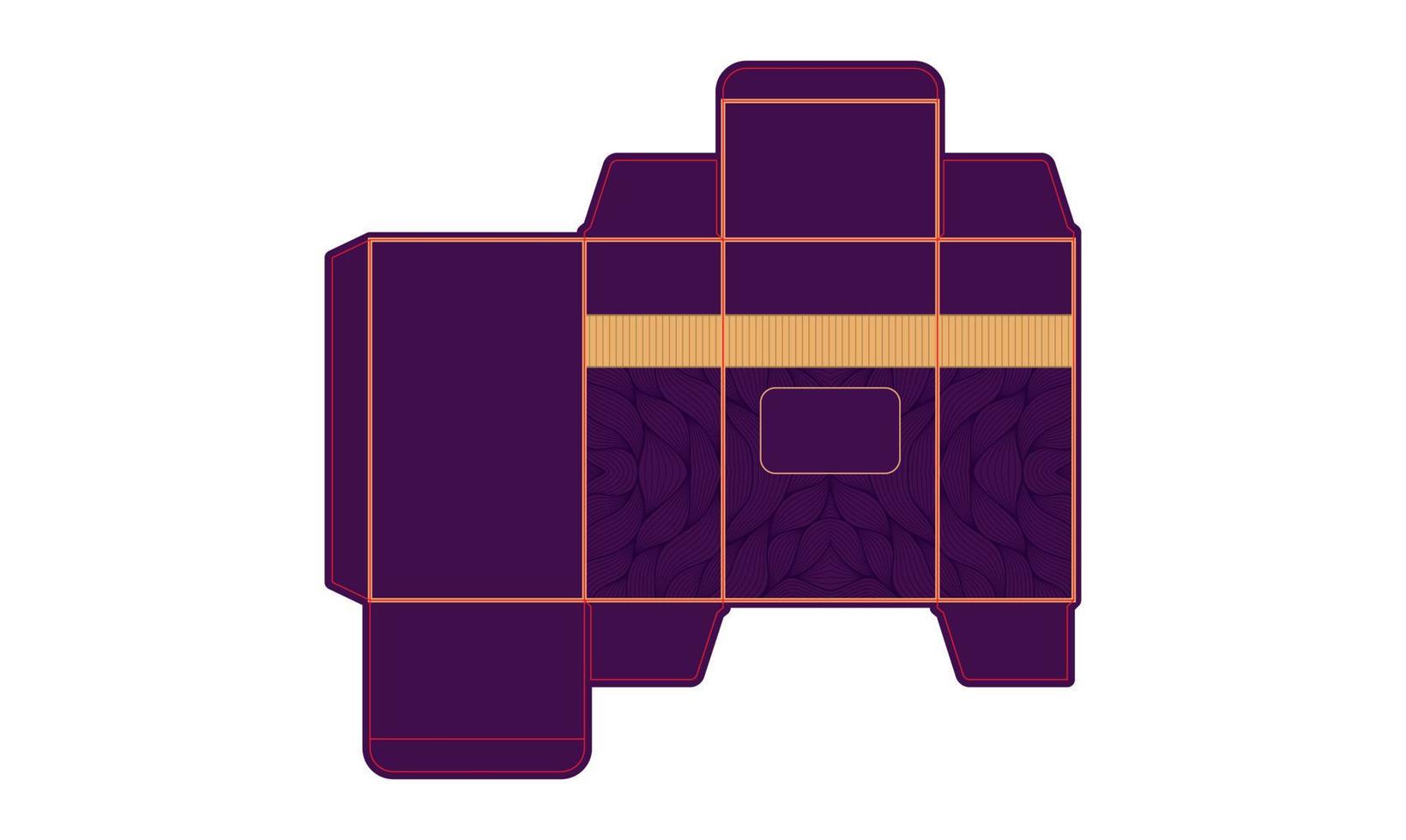Arabic design perfume box Design vector