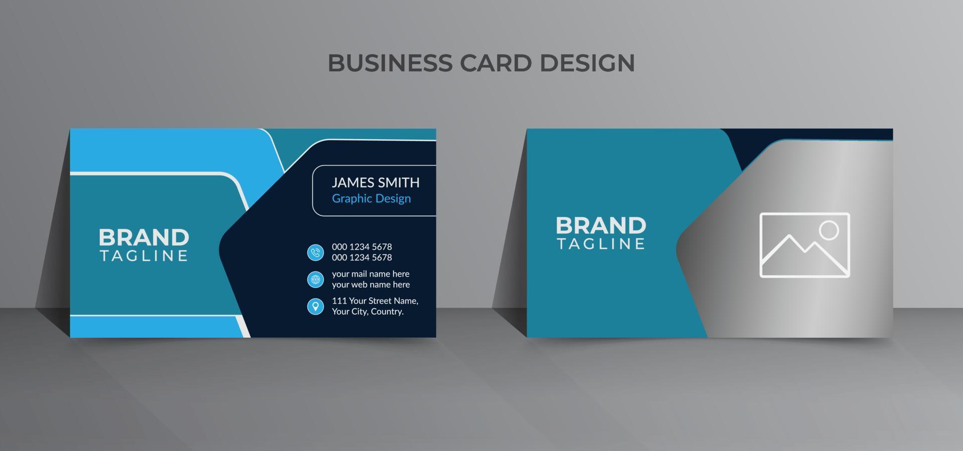 Business card template design in vector eps