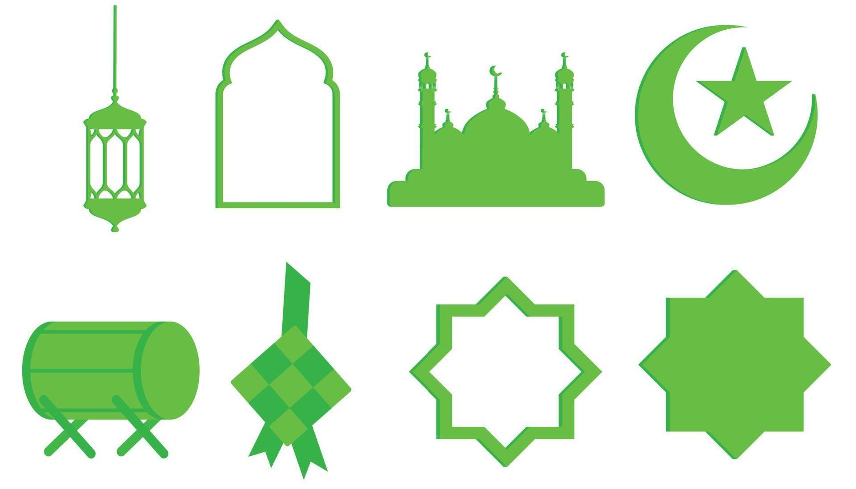 Ramadan element icon vector