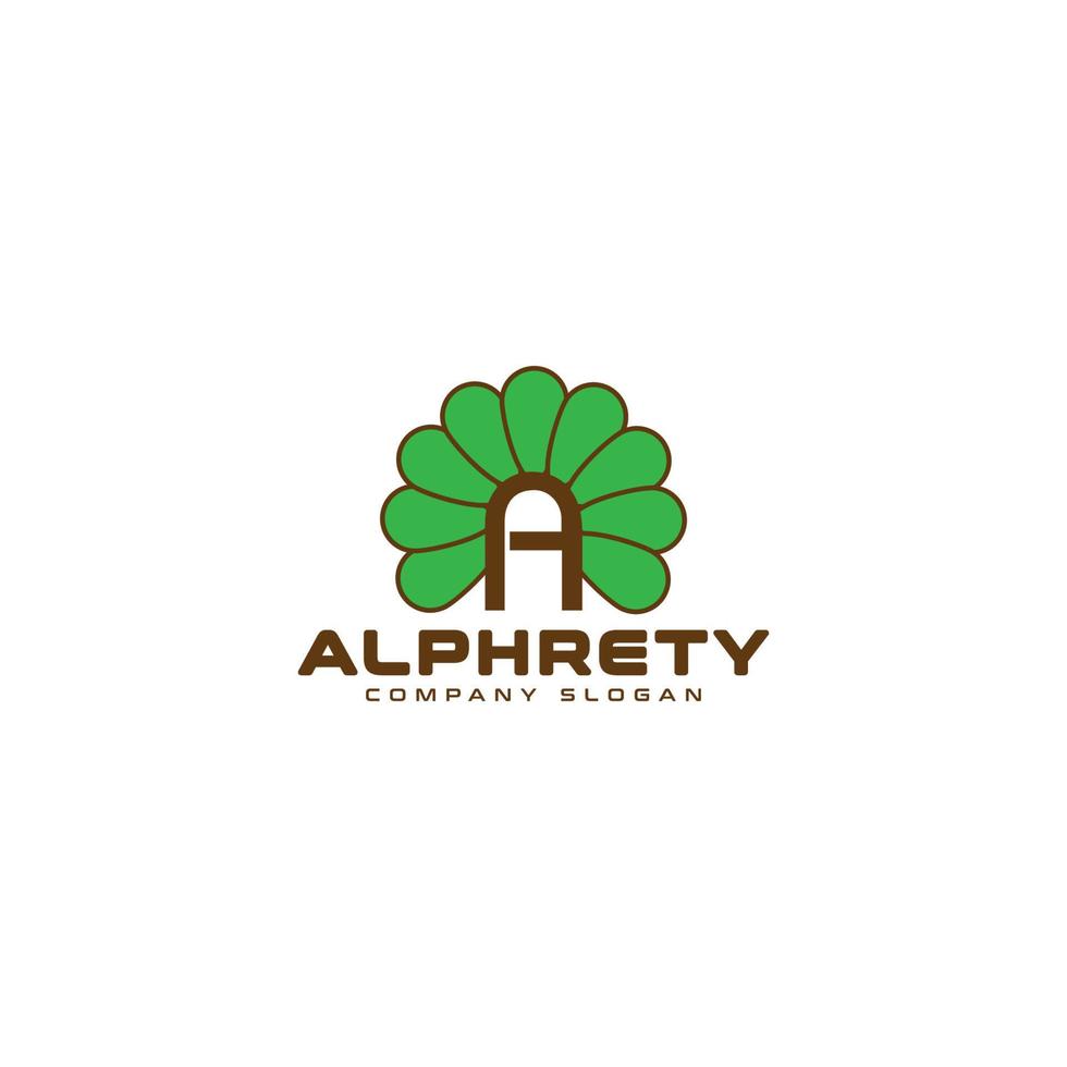 Tree vector icon. Nature trees vector
