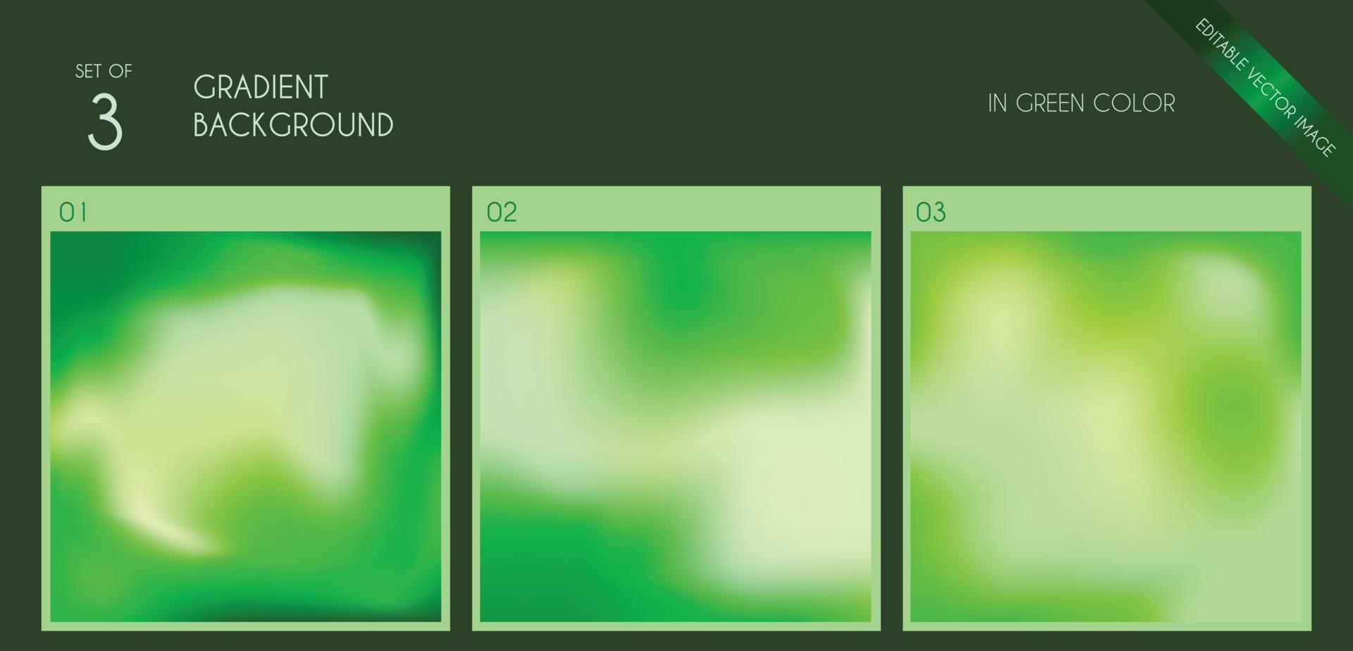 gradient background green abstract layout vector