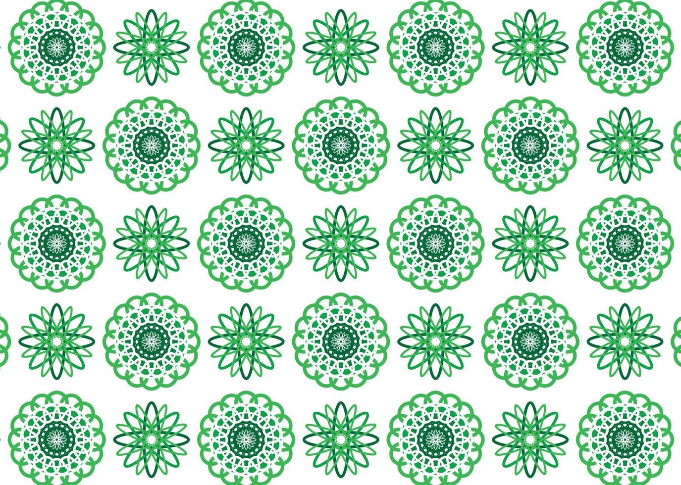 Circle Islamic Ornament Pattern Background vector