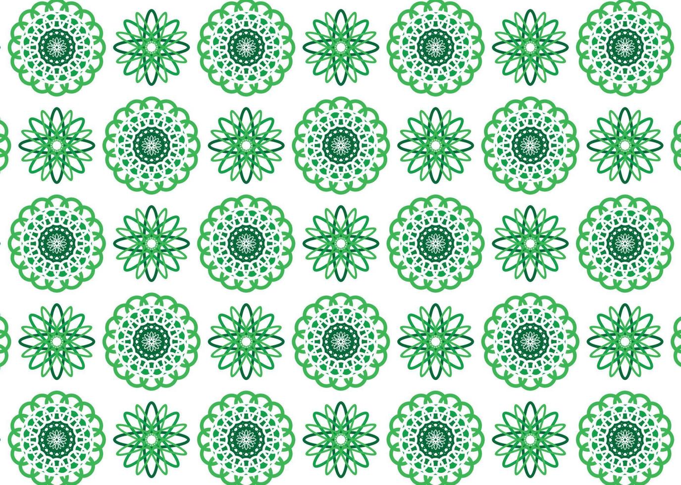 Circle Islamic Ornament Pattern Background vector