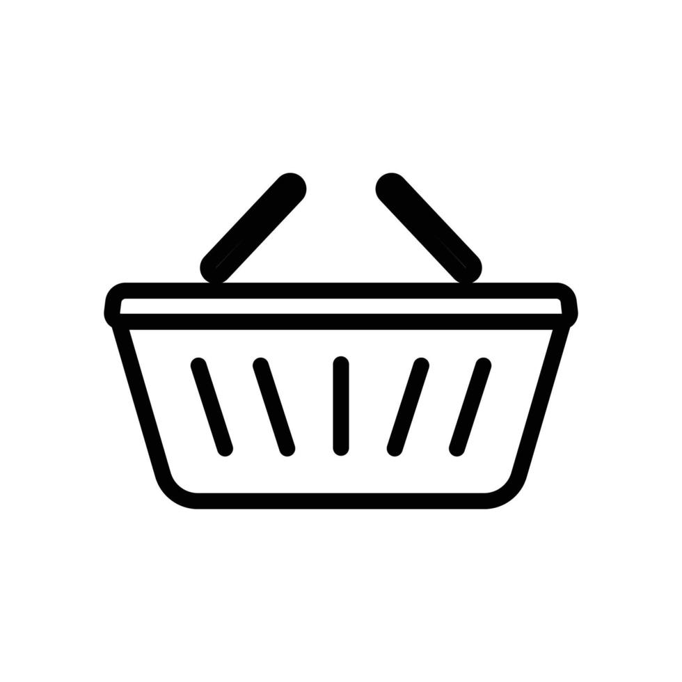 Shopping cart icon. line icon style. suitable for shopping icon. simple design editable. Design template vector