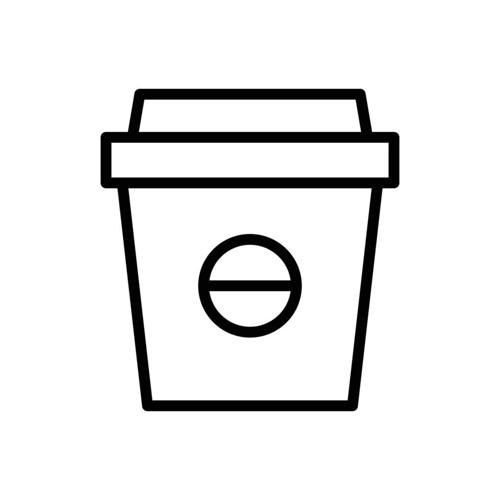 Drink icon. coffee cup. line icon style. suitable for coffee drinks icon. simple design editable. Design template vector