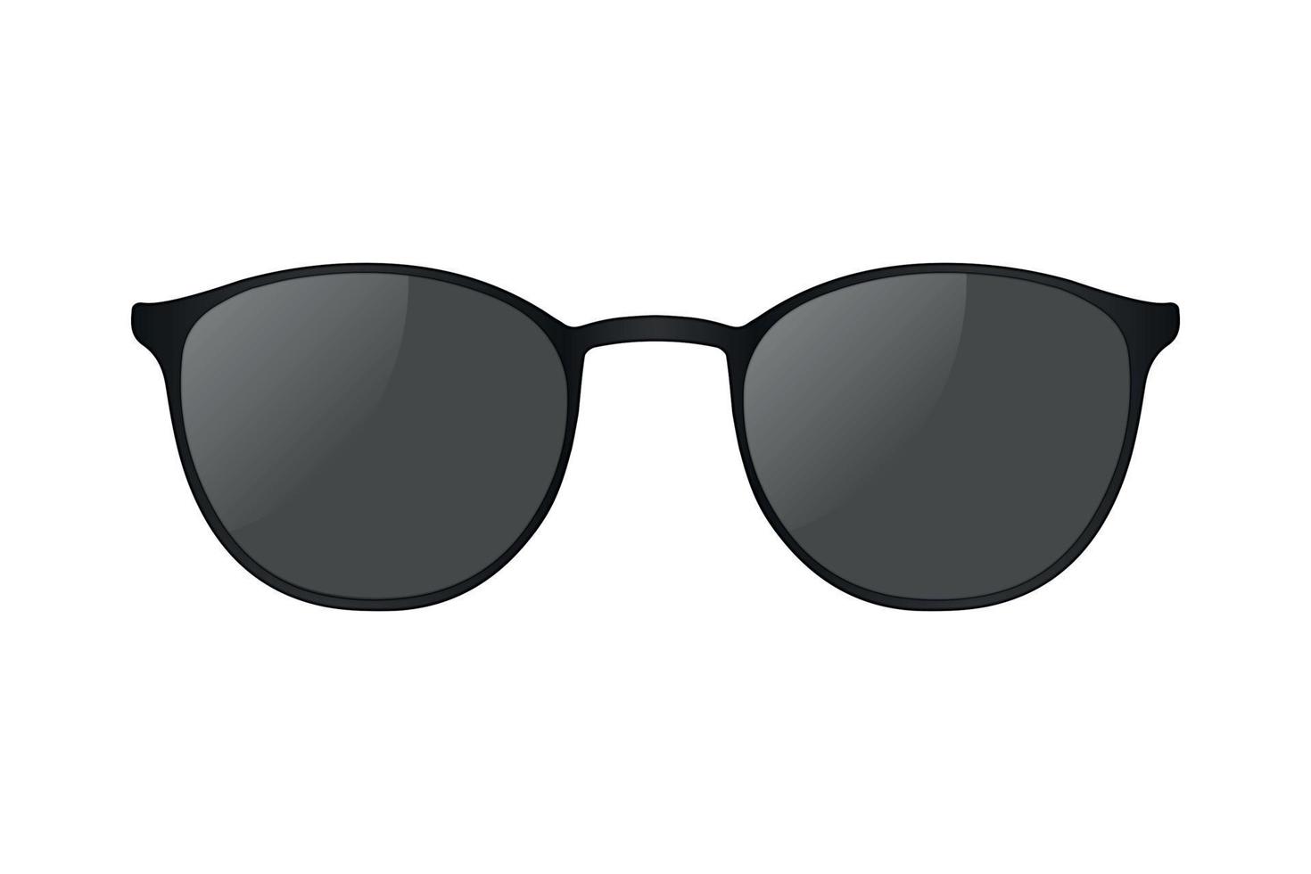 gafas de sol realistas en 3d vector