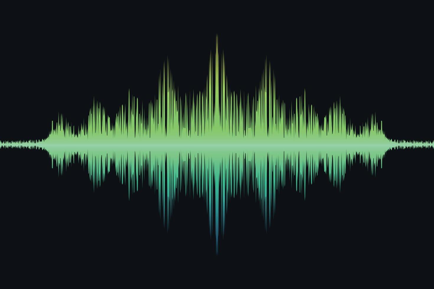 Voice soundwave, sound wave icon. vector