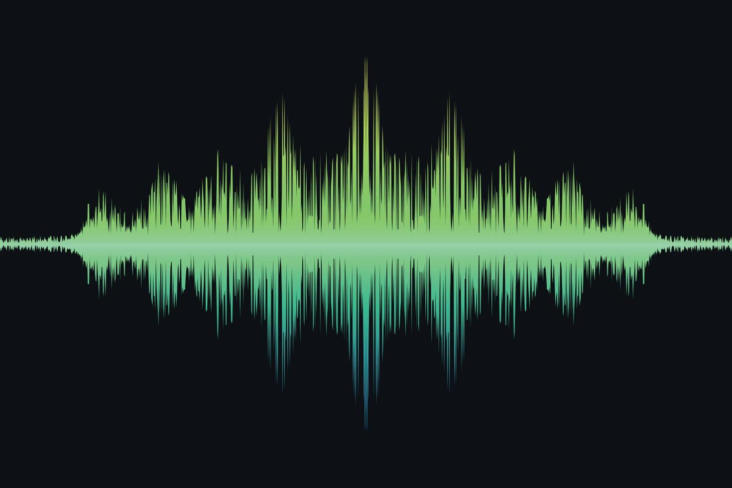 Voice soundwave, sound wave icon. vector