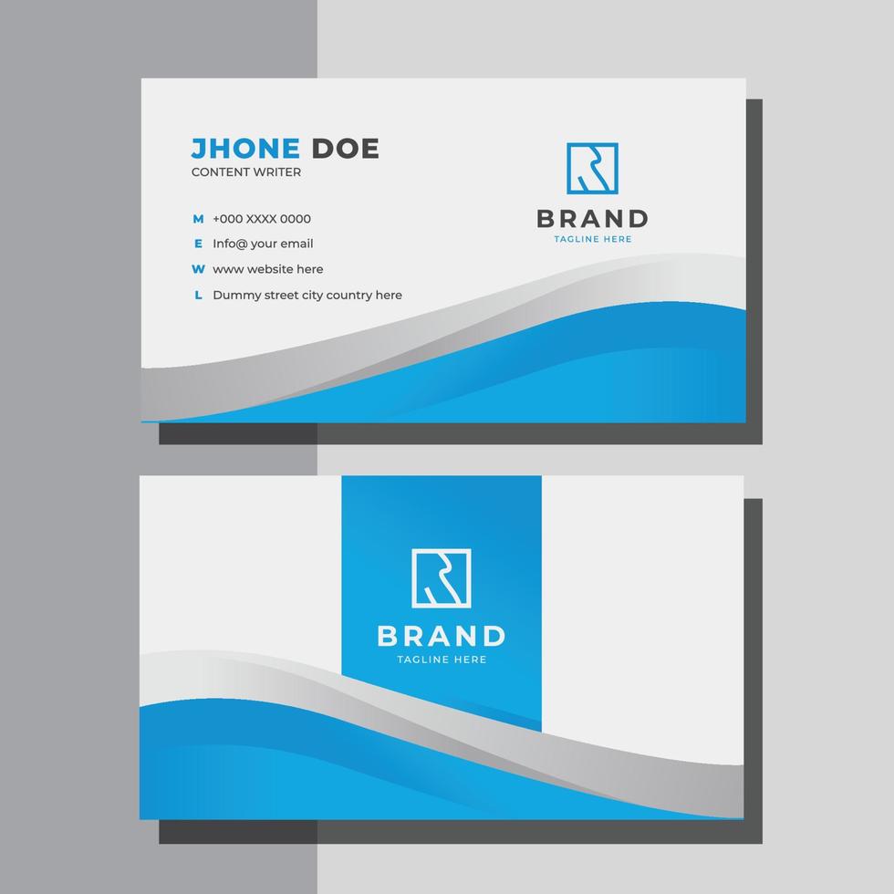 Creative And Modern Business Card vector