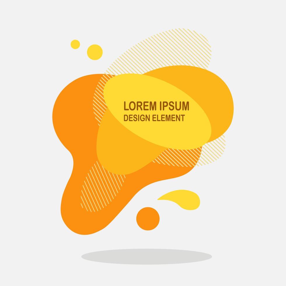 Abstract liquid shape isolated on white background. Gradient banner with fluid forms, wave, lines. Modern logo. Vector design