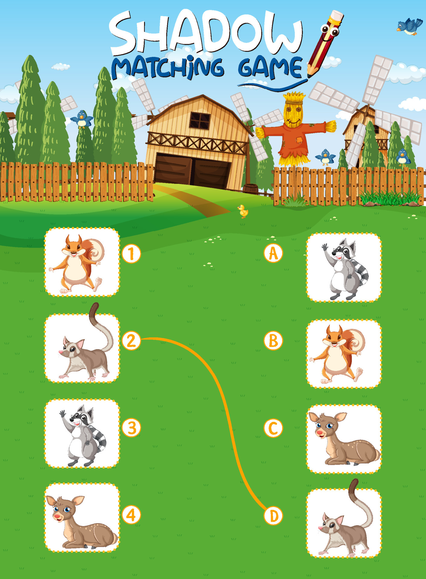 Shadow Matching Game Template 6583242 Vector Art At Vecteezy shadow-matching-game-template-6583242-vector-art-at-vecteezy