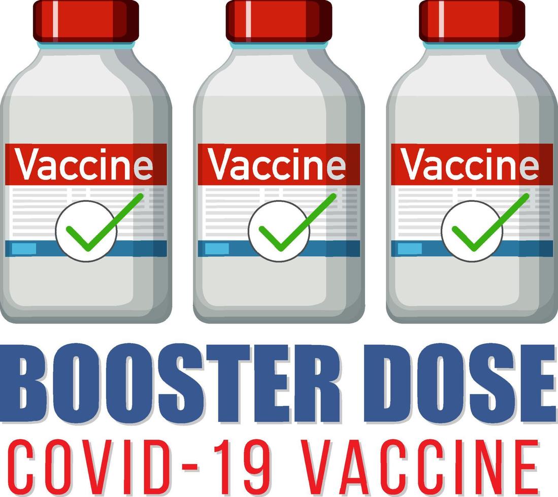 Booster shorts covid 19 vaccine logo vector