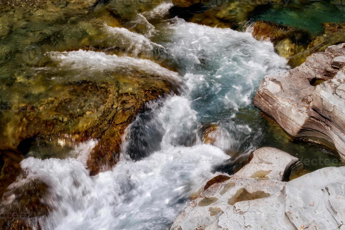 McDonald Creek in Glacier National Park photo