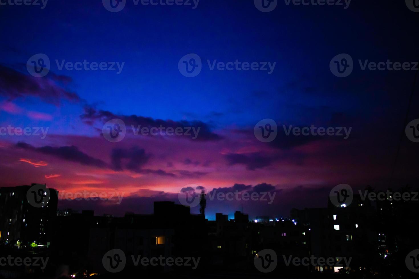 cielo con luz foto