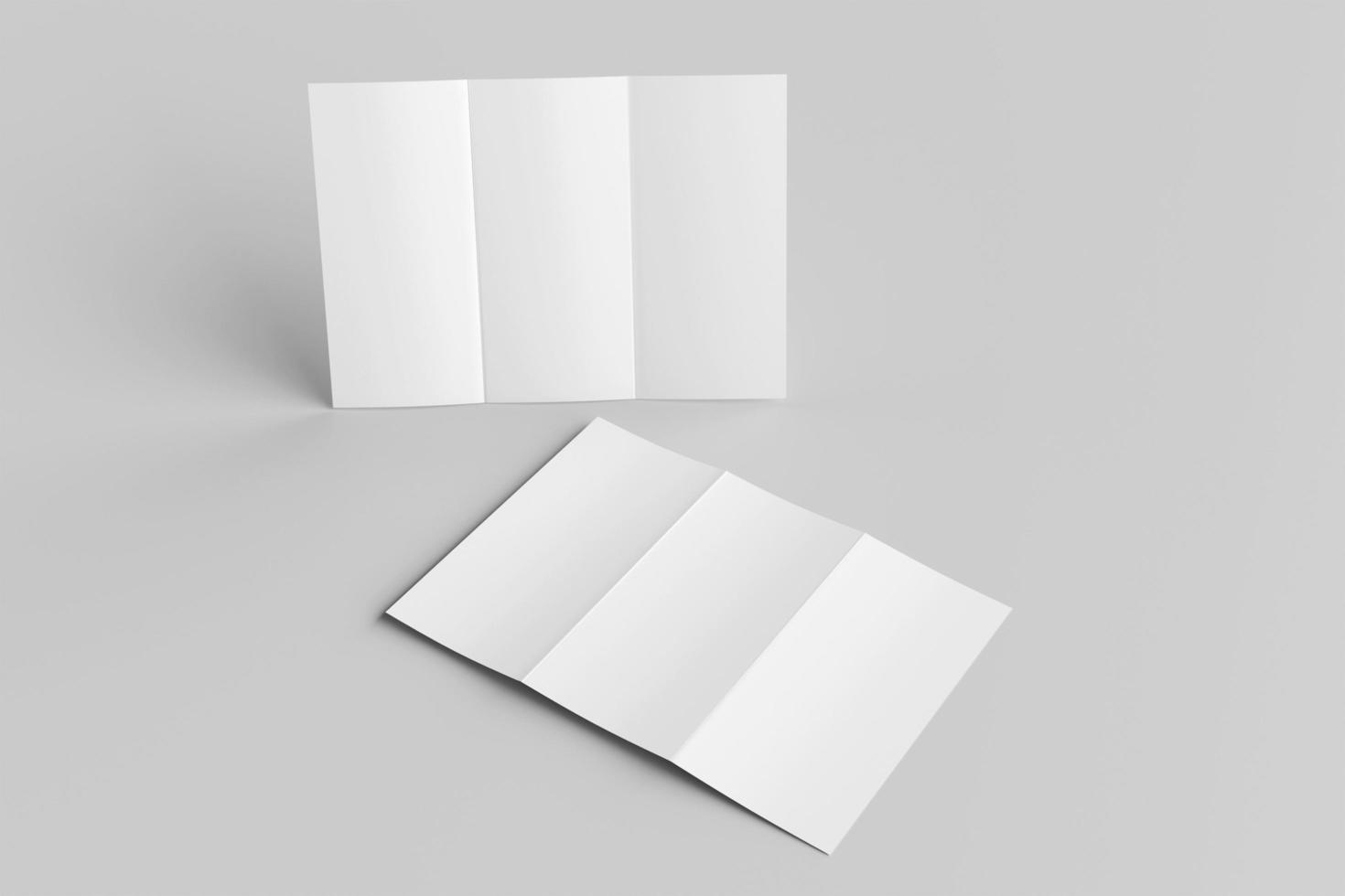 Brochure or leaflet blank photo