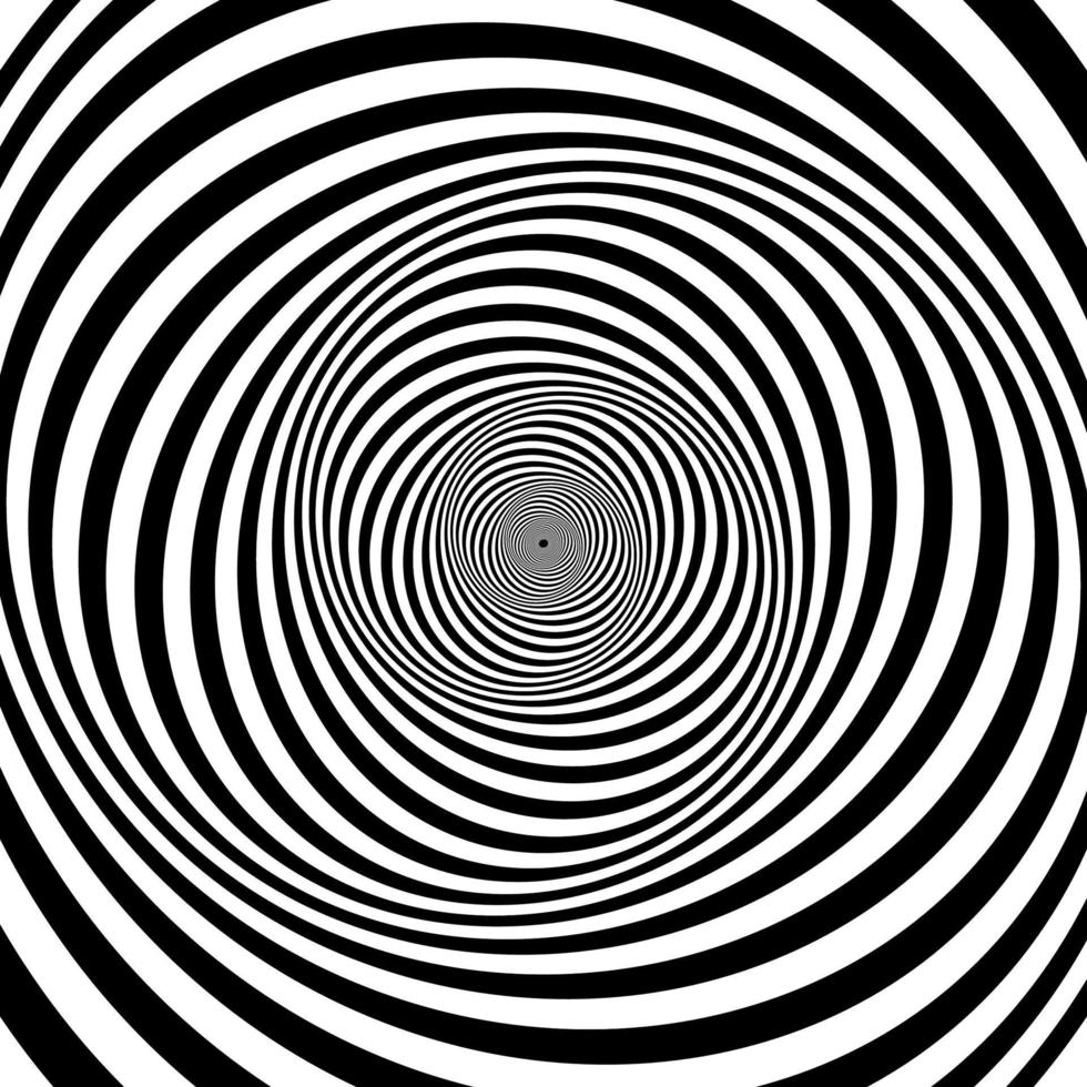 Psychedelic Hypnotic spiral vector