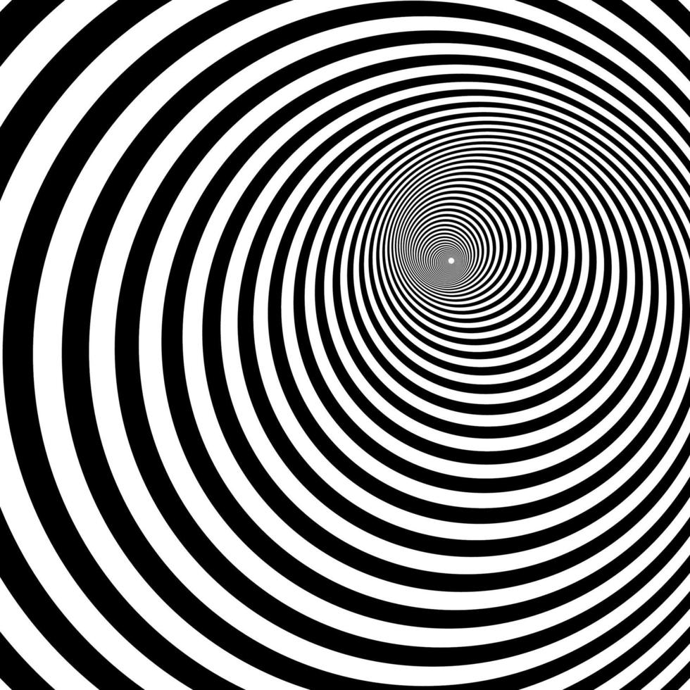 Psychedelic Hypnotic spiral vector