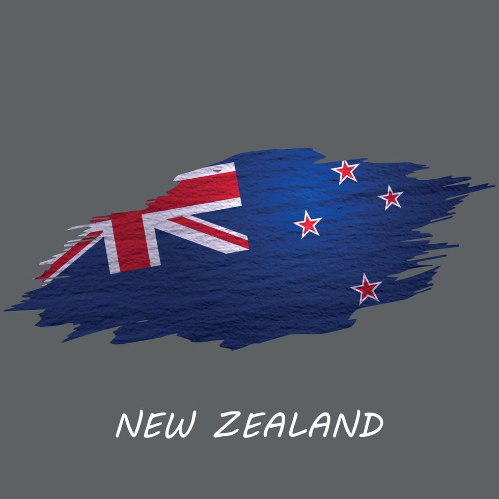 Grunge styled flag vector