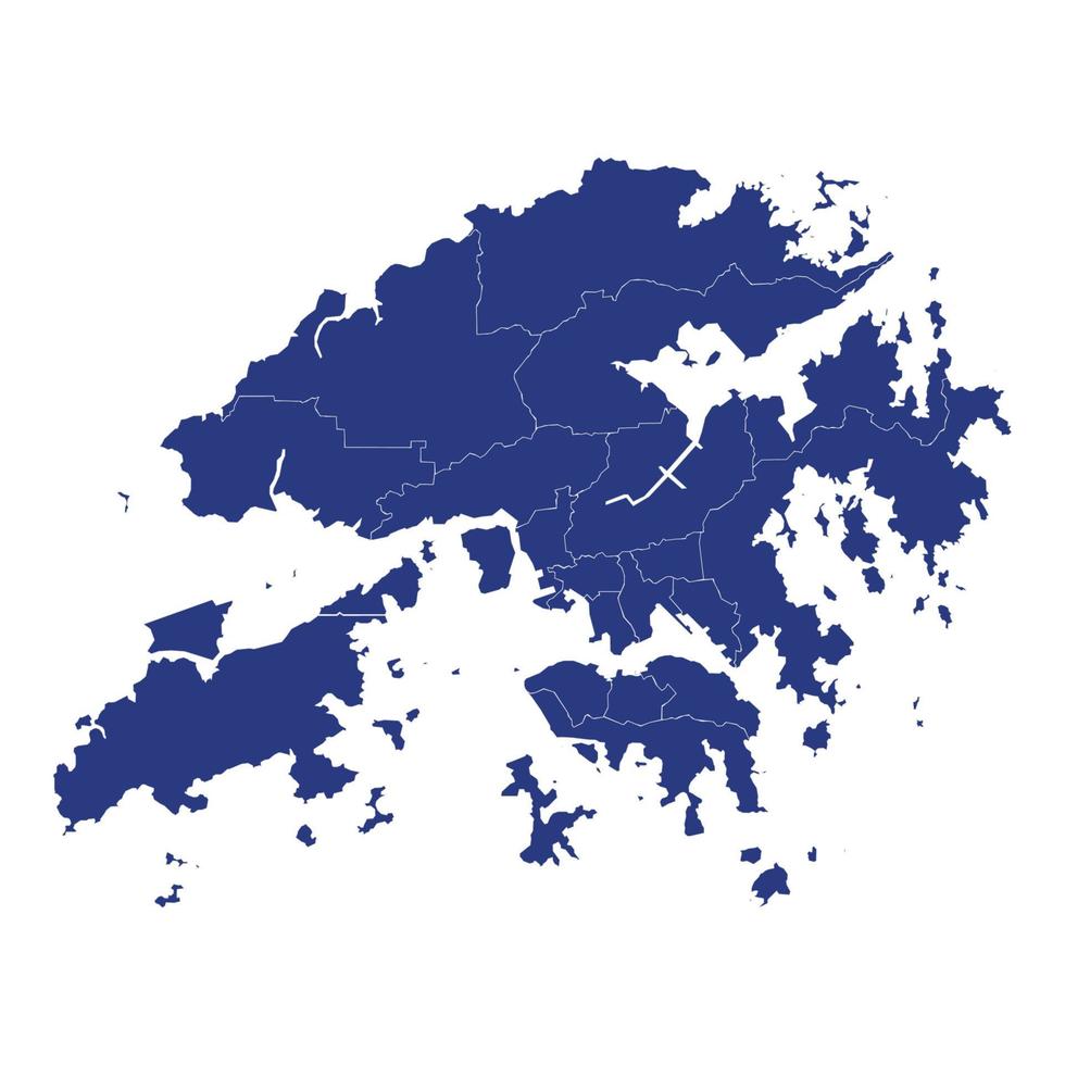 mapa de alta calidad es provincia de china vector