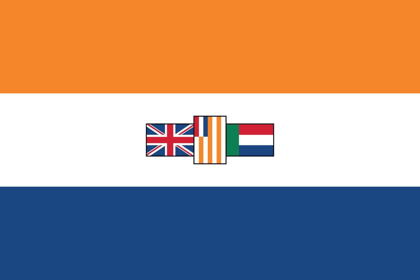 Historical flag . Correct proportion and color vector