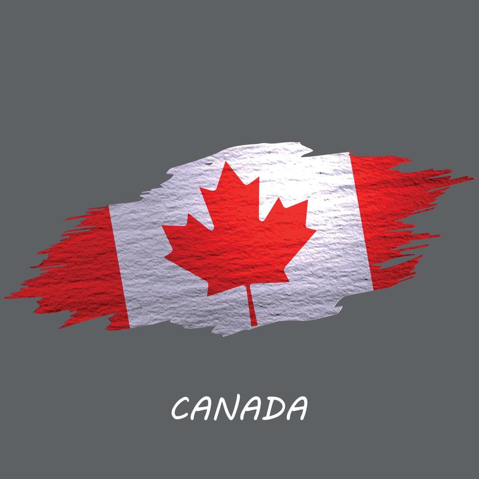 Grunge styled flag vector