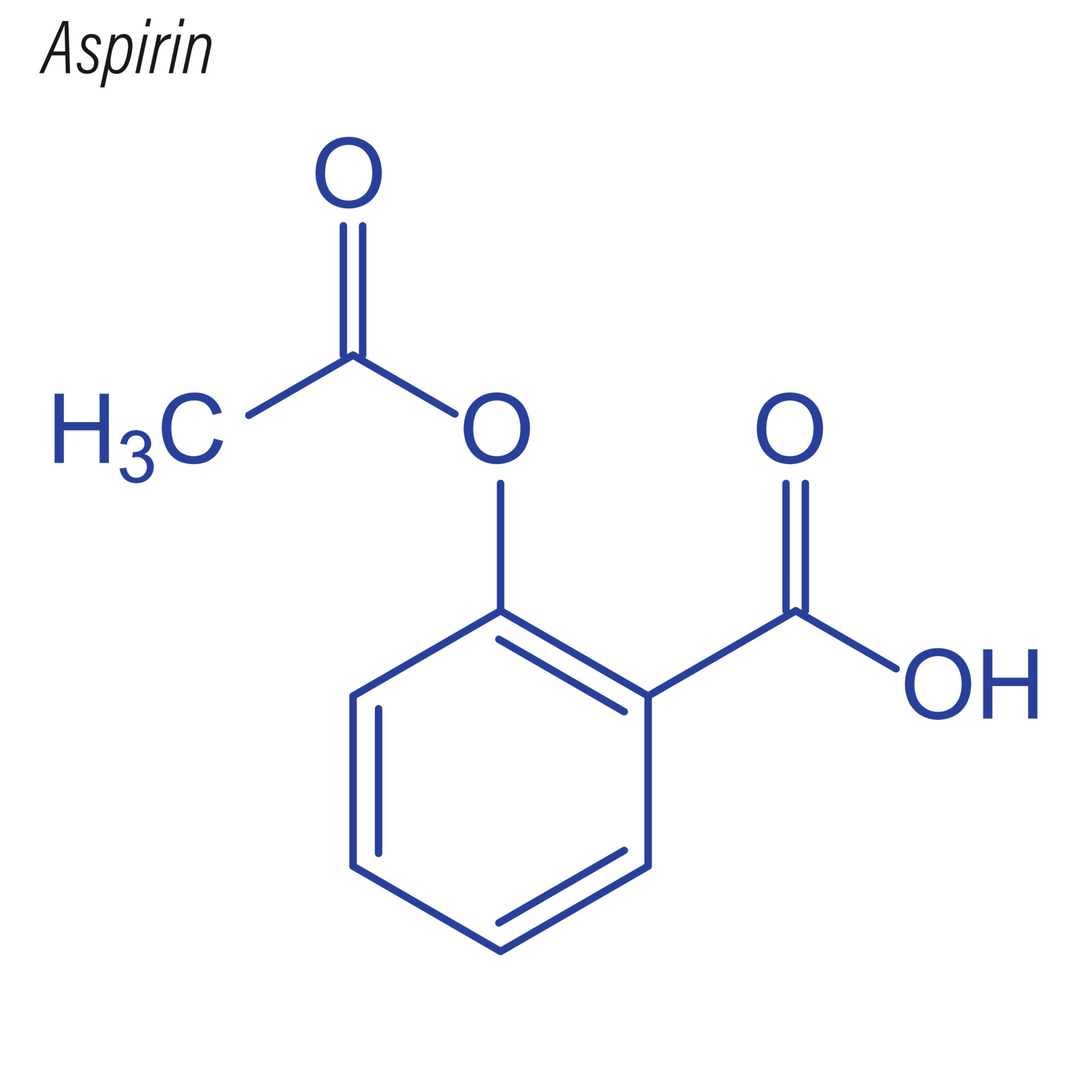 Aspirin Lewis Structure