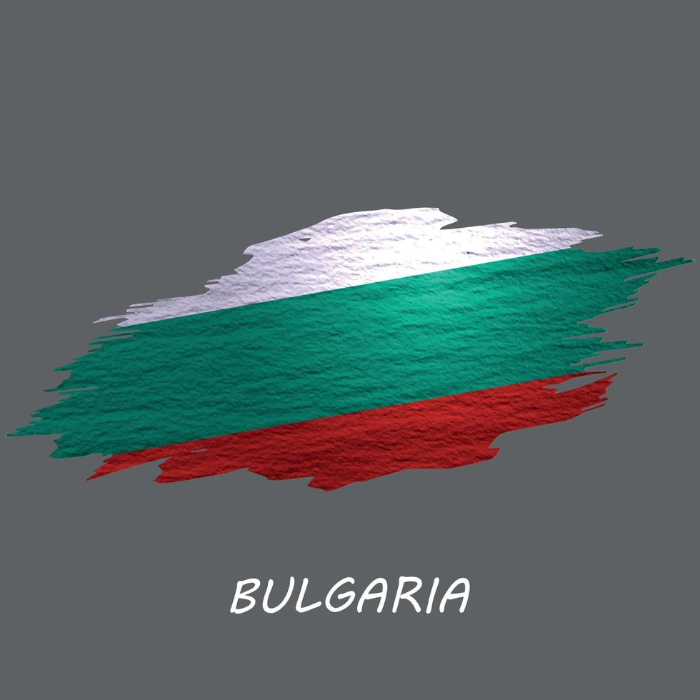 Grunge styled flag vector