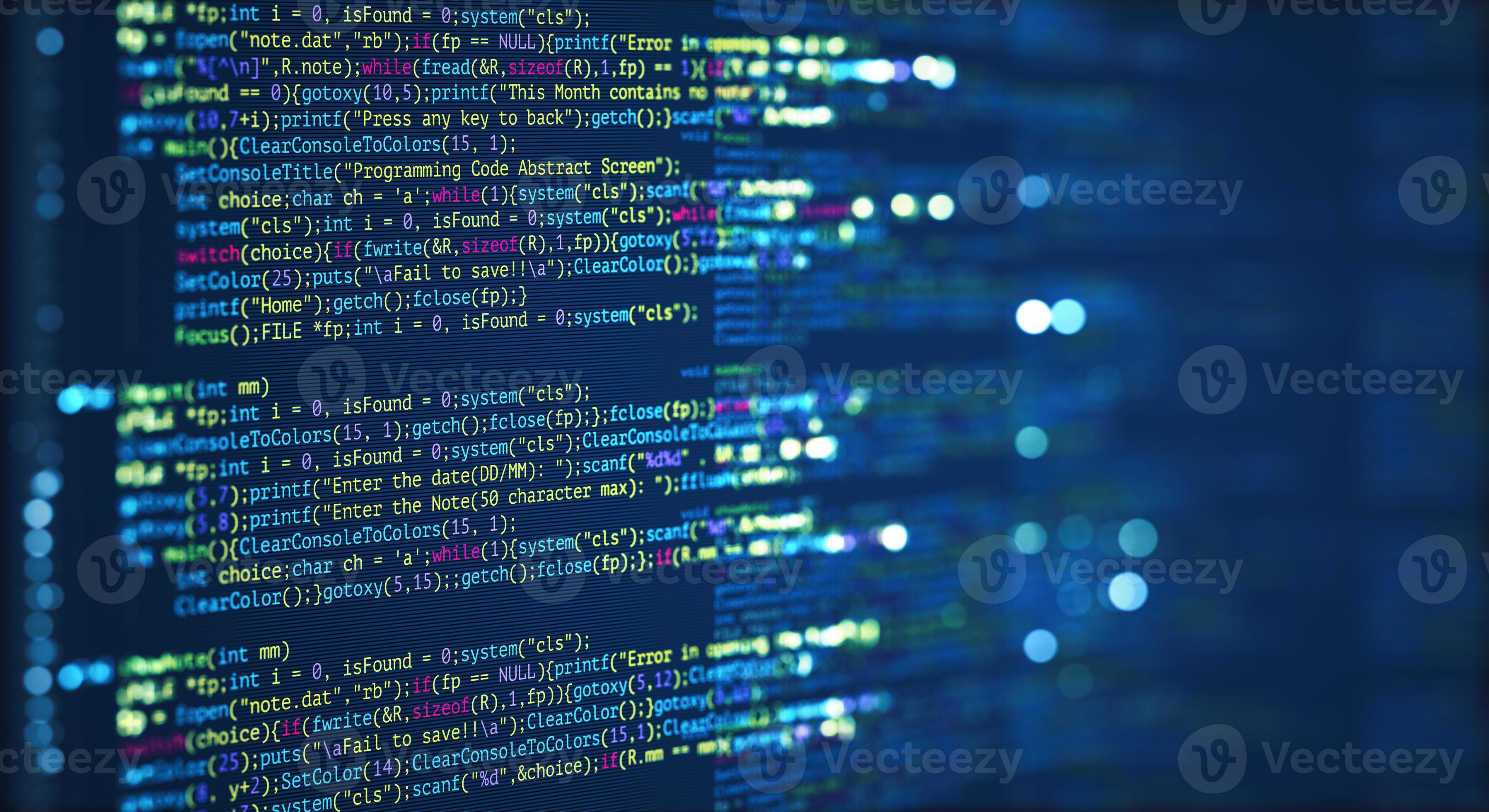 Abstract Modern tech of Programming code screen developer. 6591007 ...