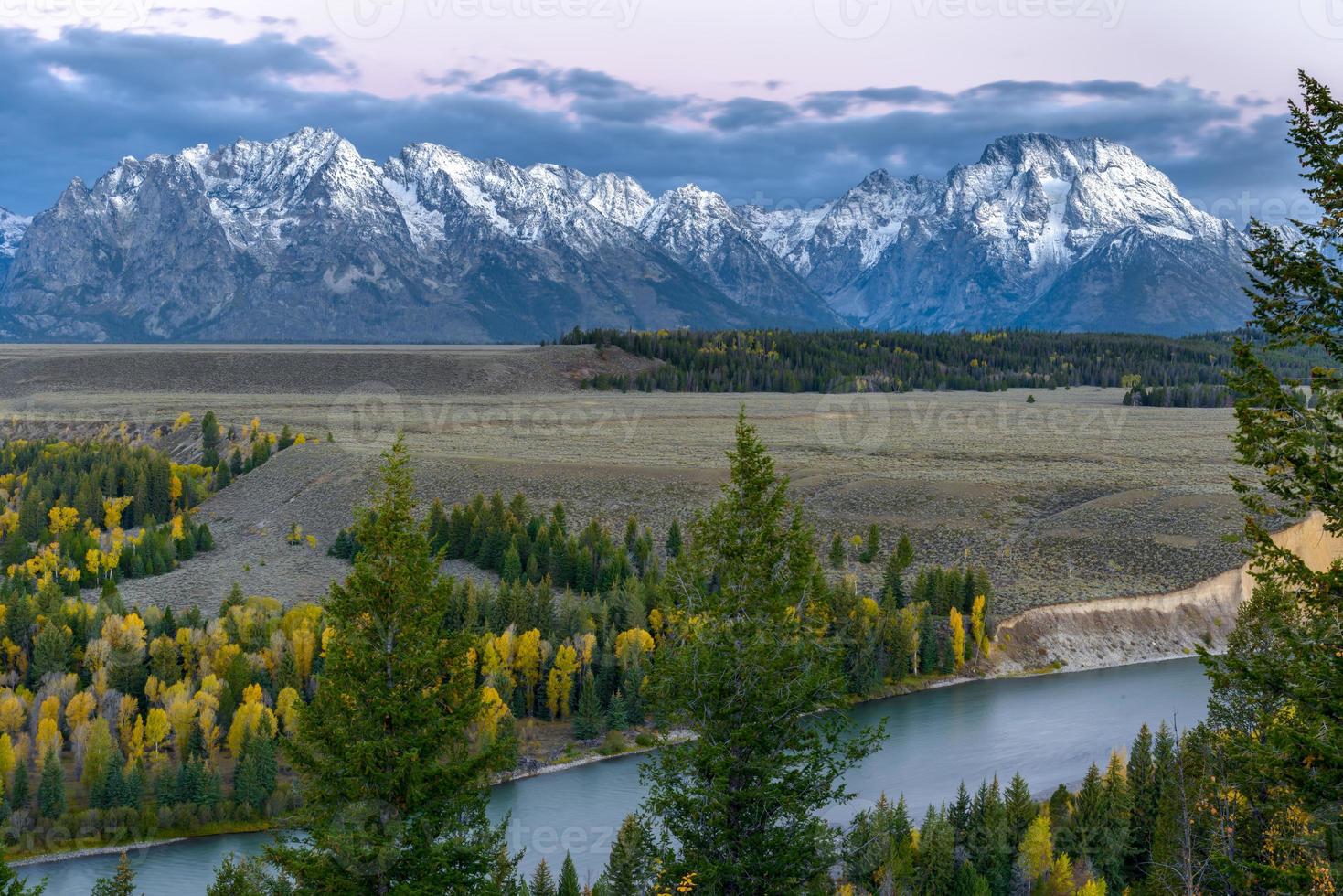 Autumn Sunrise along the Snake River photo