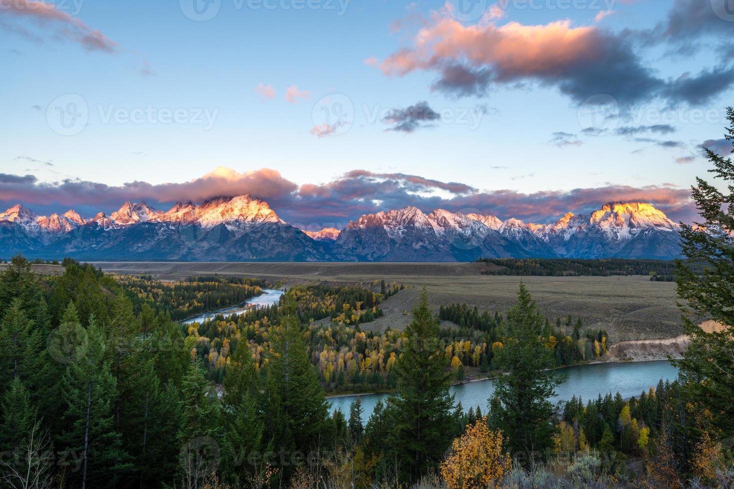 Autumn Sunrise along the Snake River photo