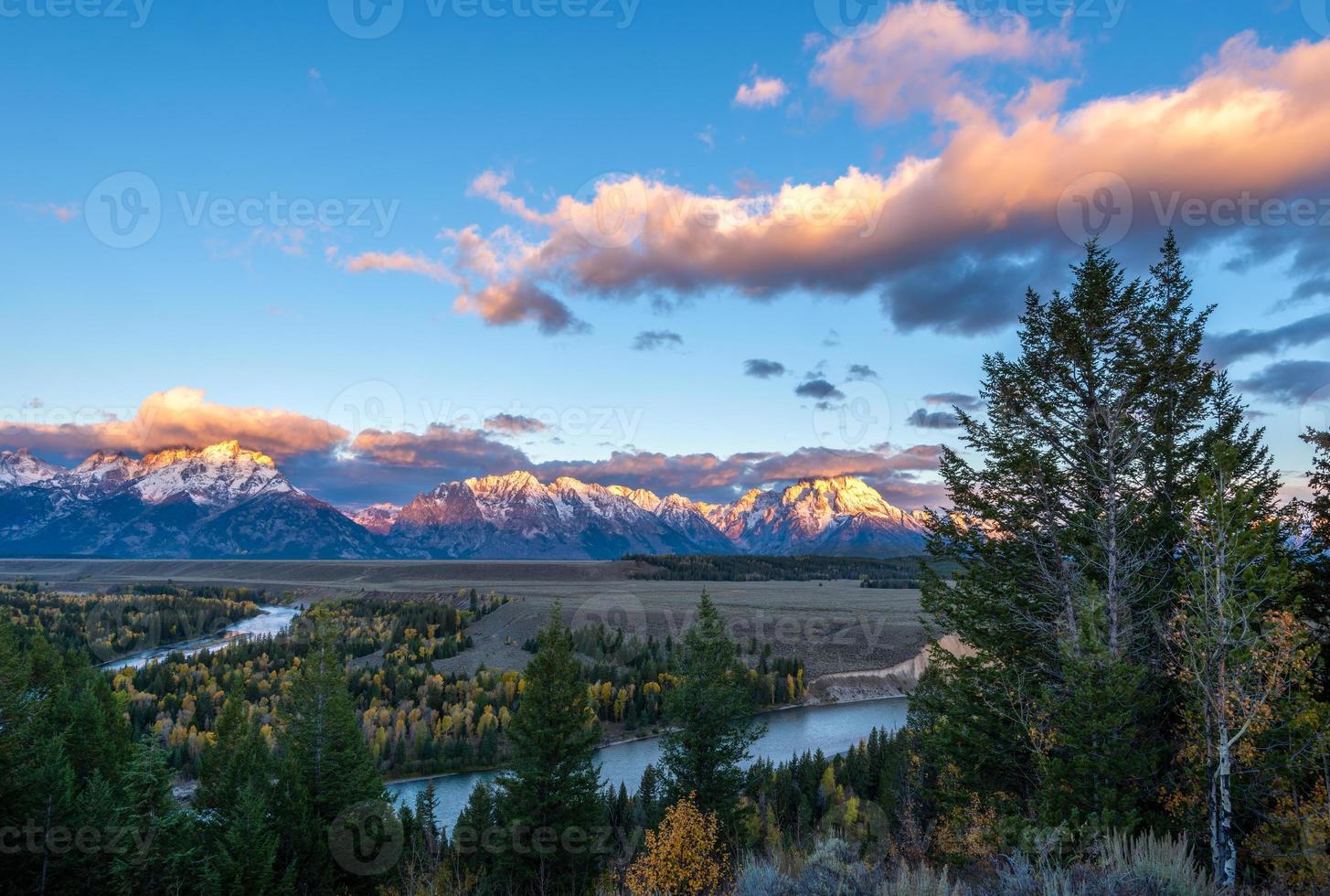 Autumn Sunrise along the Snake River photo