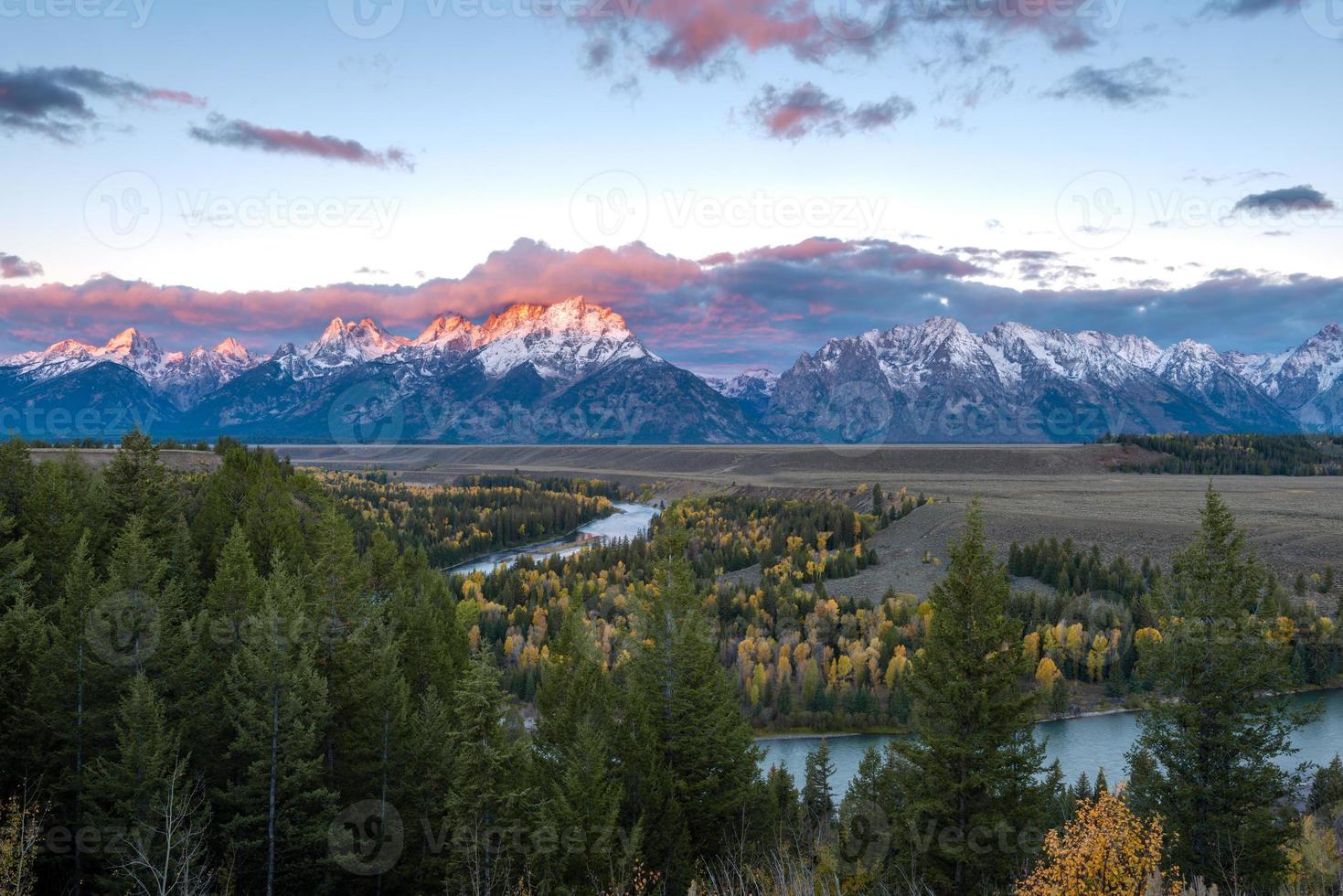 Autumn Sunrise along the Snake River photo