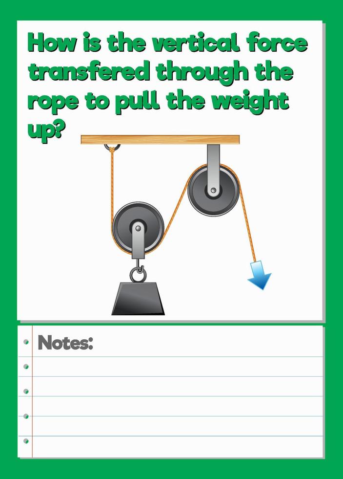 Science Experiment Log Worksheet vector
