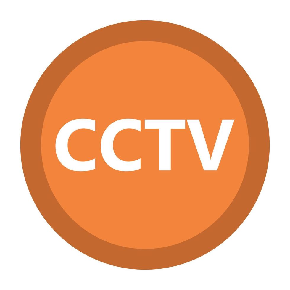 CCTV Sign Concepts vector