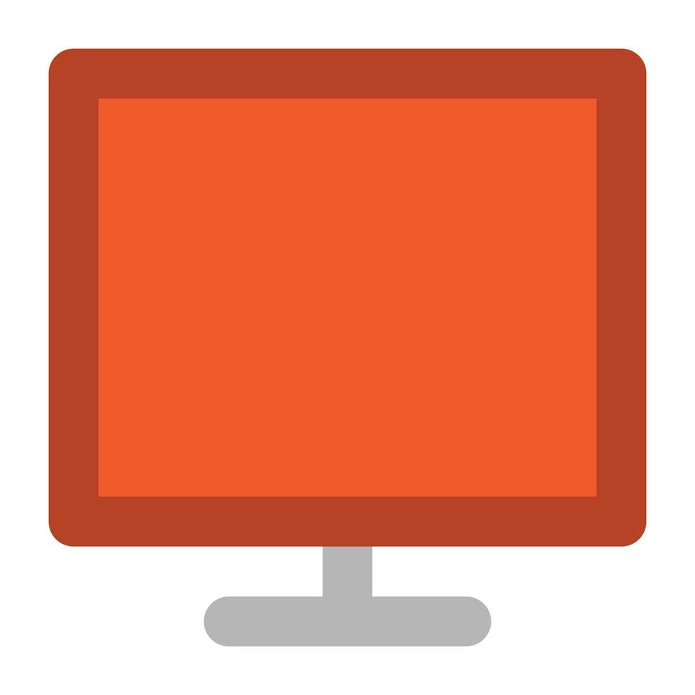 conceptos de monitor de moda vector