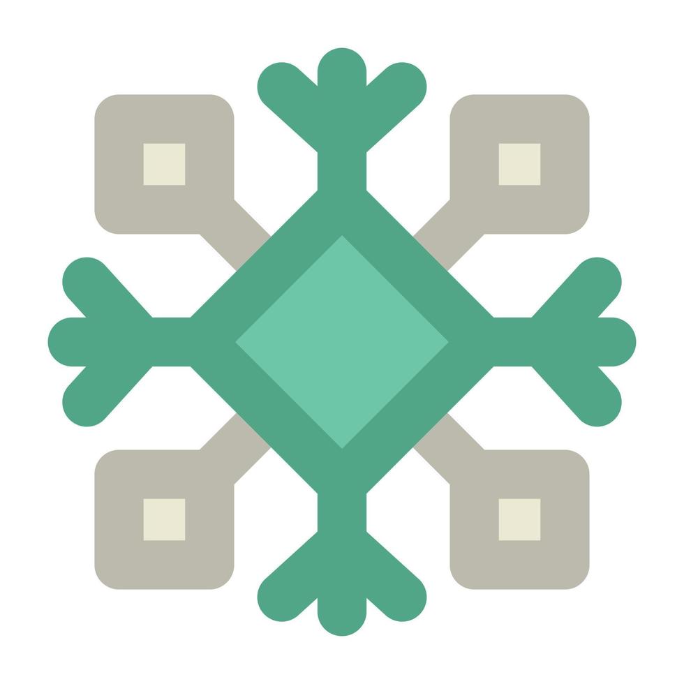 Ice Flake Concepts vector