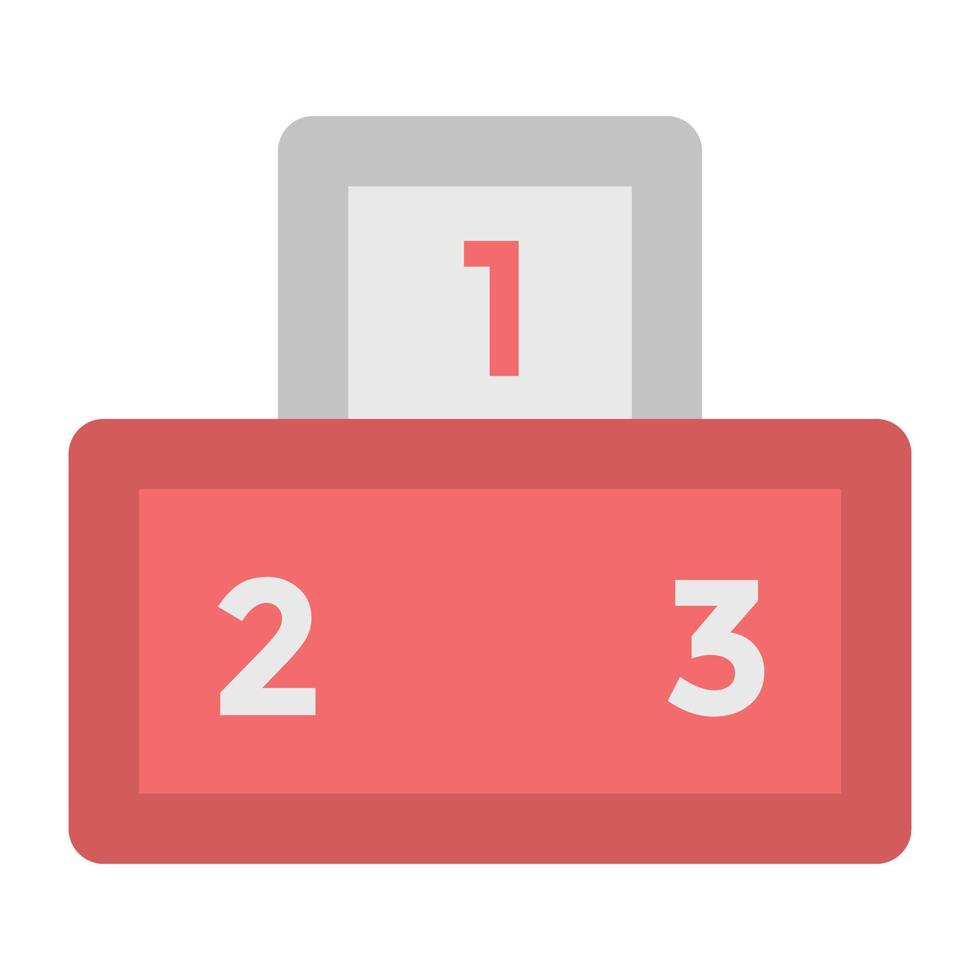 Trendy Podium Concepts vector
