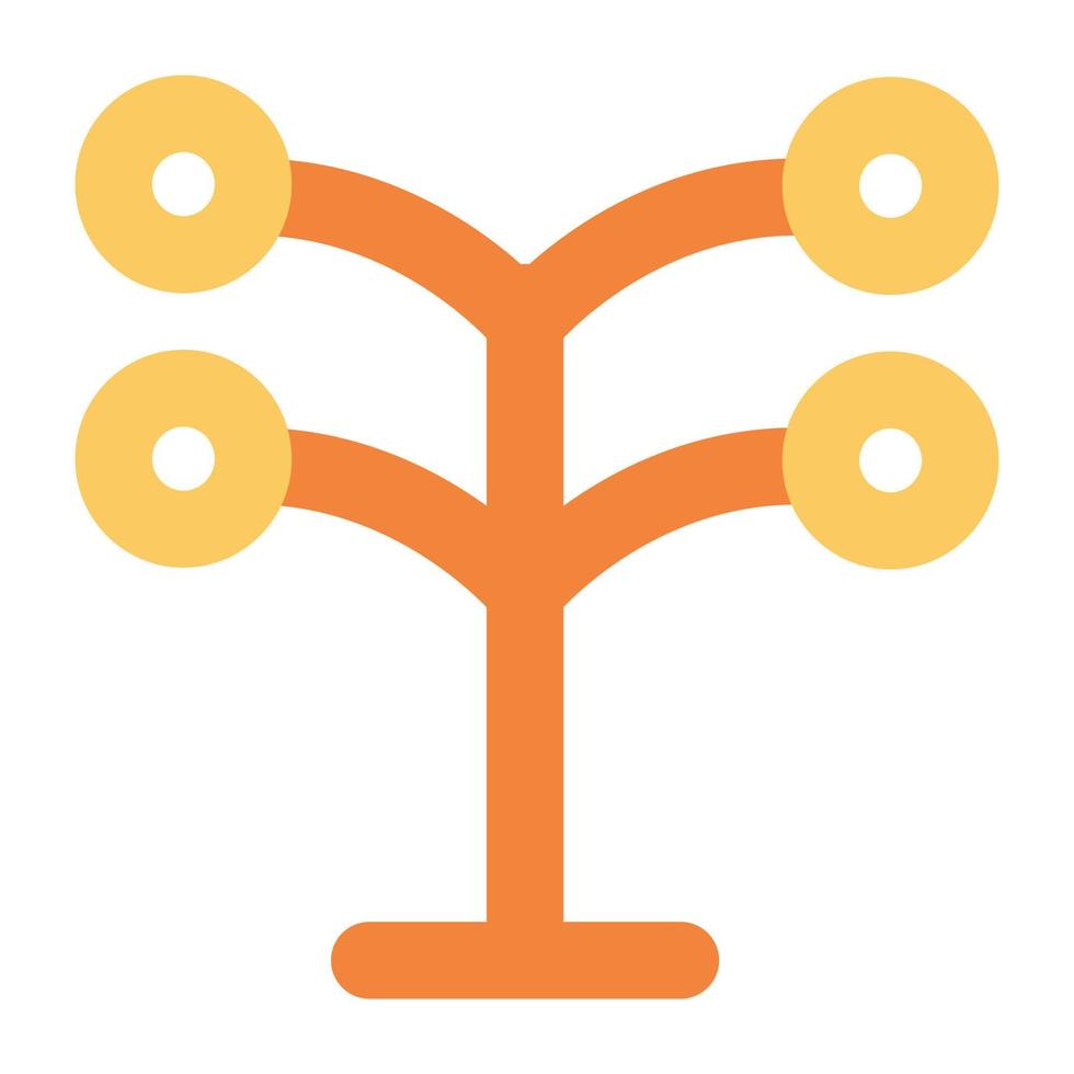 Trendy Tree Concepts vector