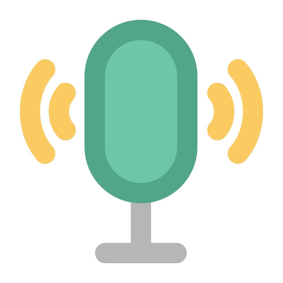 Trendy Mic Concepts vector