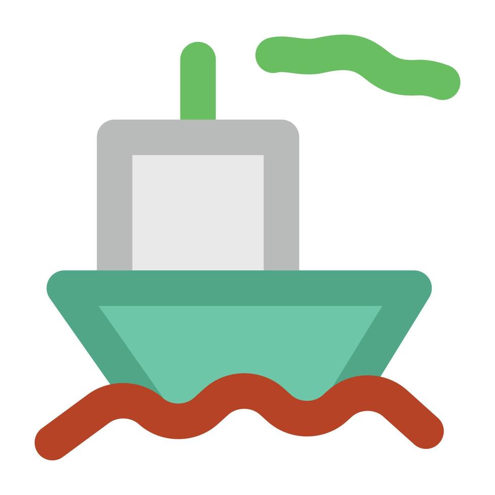 conceptos de barcos de moda vector